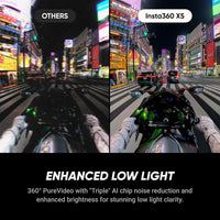 كاميرا Insta360 X5 ضد الماء | فيديو 8K و185 دقيقة بطارية