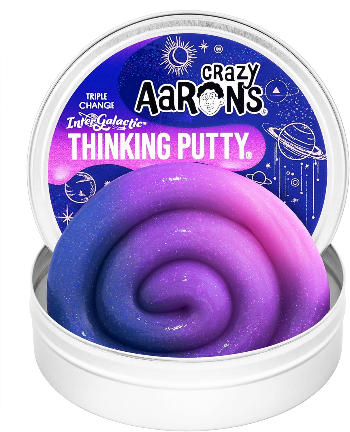 Crazy Aaron's Thinking Putty - Triple Color Changing Fun Crazy Aaron's Thinking Putty - Triple Color Changing Fun