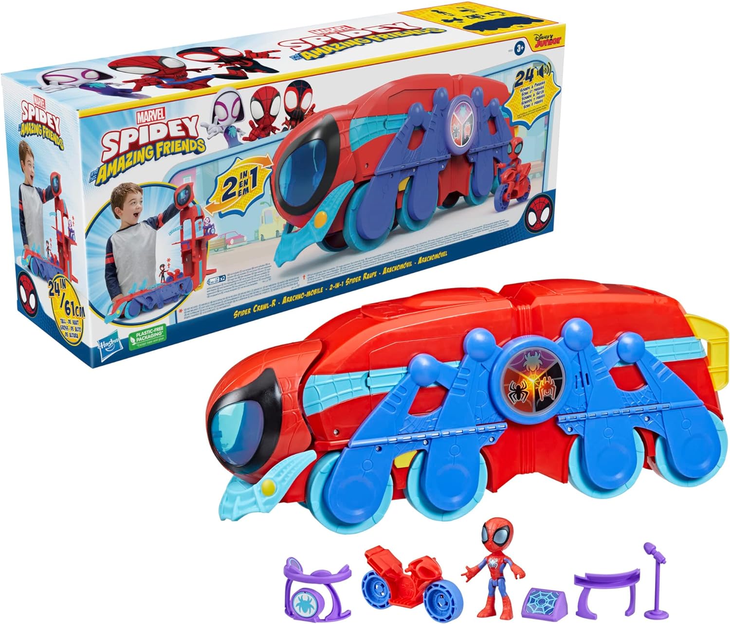 Hasbro Spidey Amazing Friends Spider Crawl-R Hasbro Spidey Amazing Friends Spider Crawl-R
