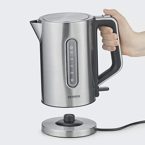 Severin Electric Jug Kettle -2400W 1.7L 360° Cordless Design