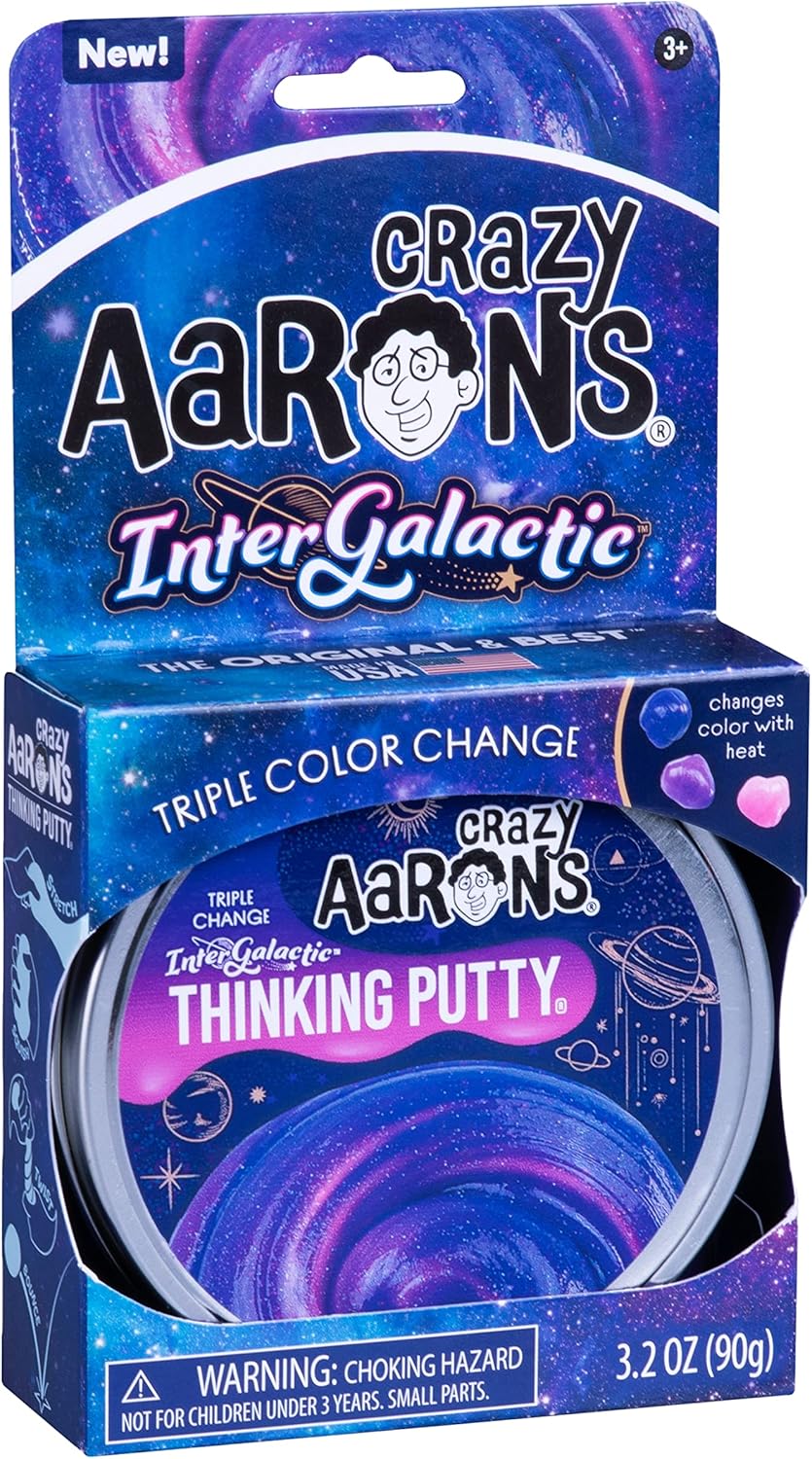 Crazy Aaron's Thinking Putty - Triple Color Changing Fun Crazy Aaron's Thinking Putty - Triple Color Changing Fun
