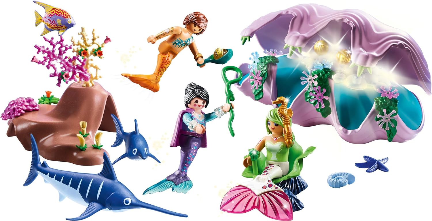 Playmobil Pearl Shell Night Light - Magical Ocean Glow Playmobil Pearl Shell Night Light - Magical Ocean Glow