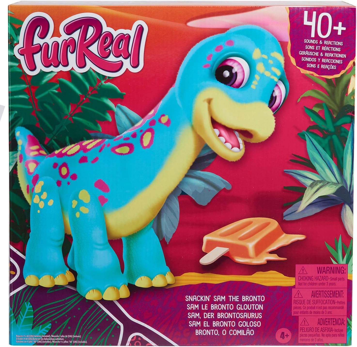 Hasbro Furreal Snackin' Sam The Bronto Hasbro Furreal Snackin' Sam The Bronto