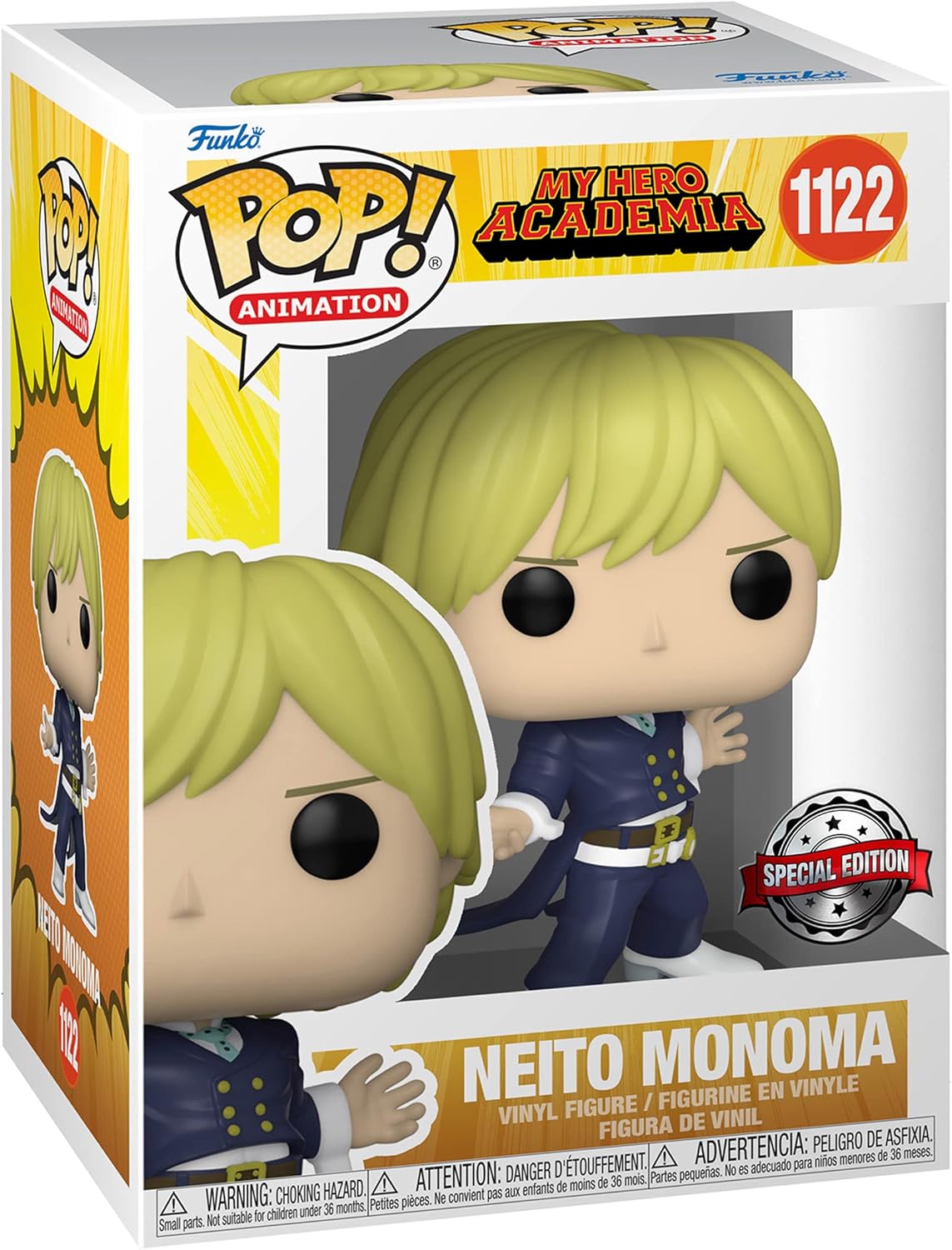 Funko Pop Neito Monoma My Hero Academia Exclusive Vinyl Figure