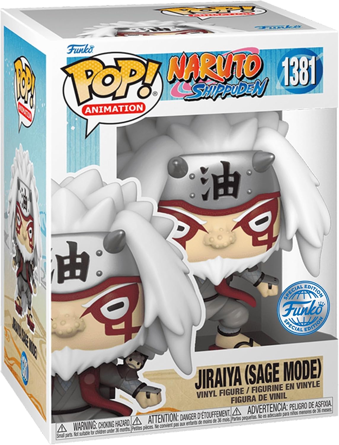 Funko Pop Naruto Jiraiya Sage Mode - Exclusive Vinyl Figure