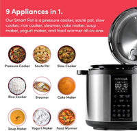 Nutricook Smart Pot 2 / 8L / Electric Pressure Cooker - Silver