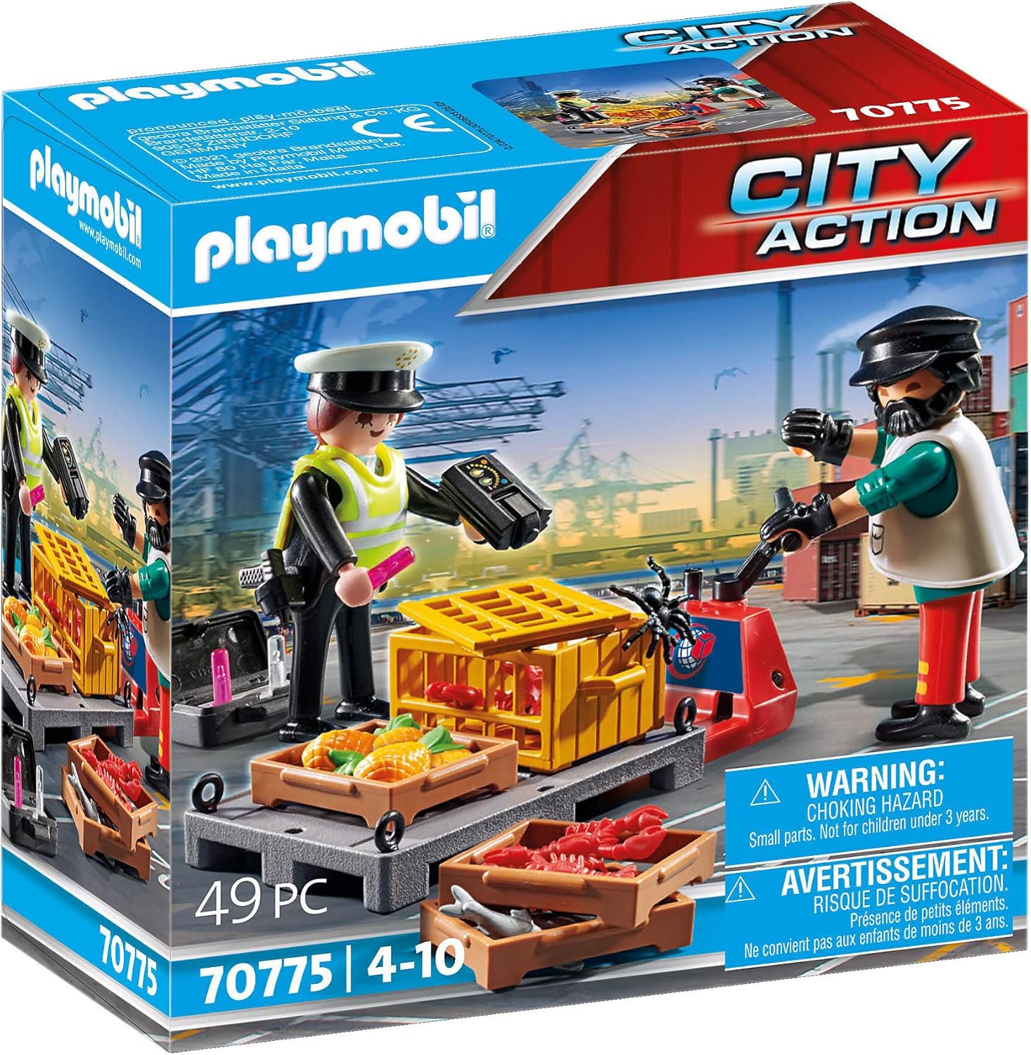Playmobil Cargo Customs Check - Fun Role-Play Toy Playmobil Cargo Customs Check - Fun Role-Play Toy