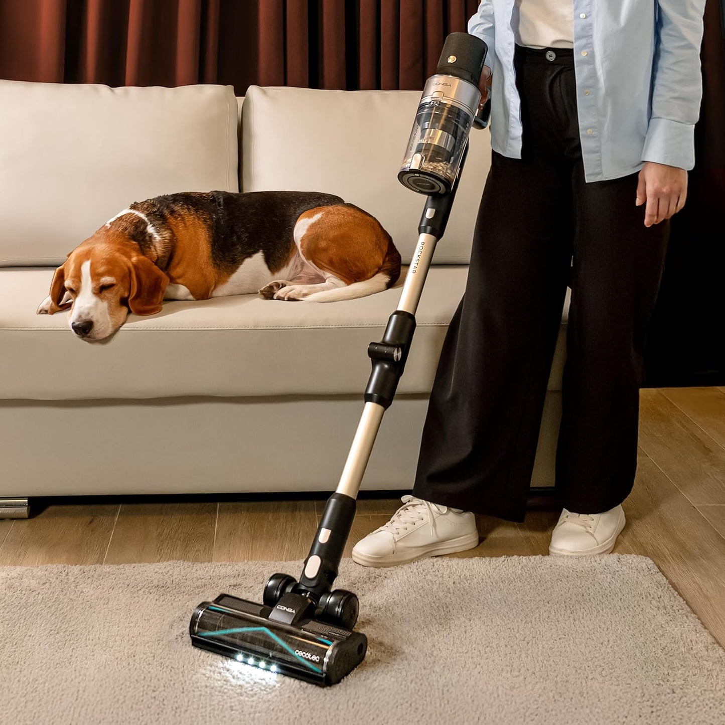 Cecotec Conga Rockstar 5500 Wireless Vacuum Cleaner - 220AW Self-Emptying Station