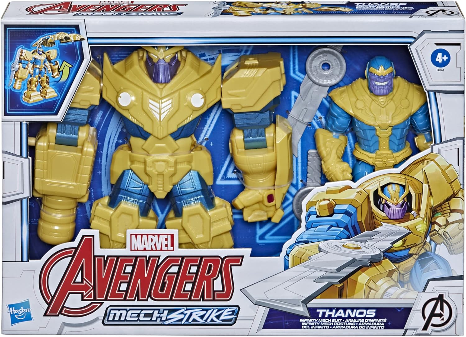 Hasbro Marvel Avengers Mech Strike Infinity Mech Suit Thanos Hasbro Marvel Avengers Mech Strike Infinity Mech Suit Thanos
