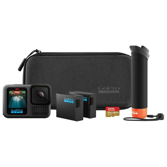GoPro HERO 13 Black Waterproof Action Camera – Accessories Special Bundle