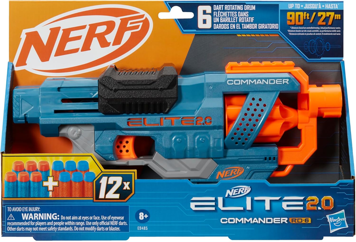 Hasbro Nerf Elite 2.0 Commander RD-6 Blaster Hasbro Nerf Elite 2.0 Commander RD-6 Blaster