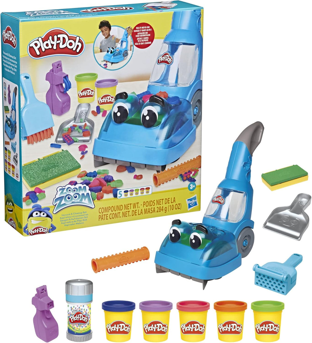Hasbro Play-doh Zoom Zoom Vacuum And Cleanup Playset Hasbro Play-doh Zoom Zoom Vacuum And Cleanup Playset