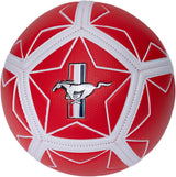 Mustang Red Football with Grid - Kids Sports Toy for Ages 18M-3Y