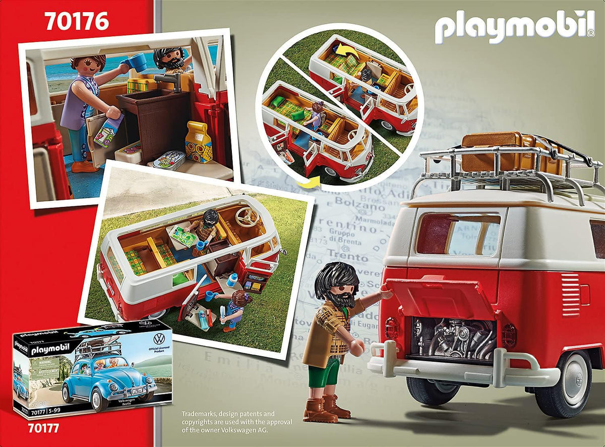 Playmobil Volkswagen T1 Campingbus Classic Camping Adventure Playmobil Volkswagen T1 Campingbus Classic Camping Adventure