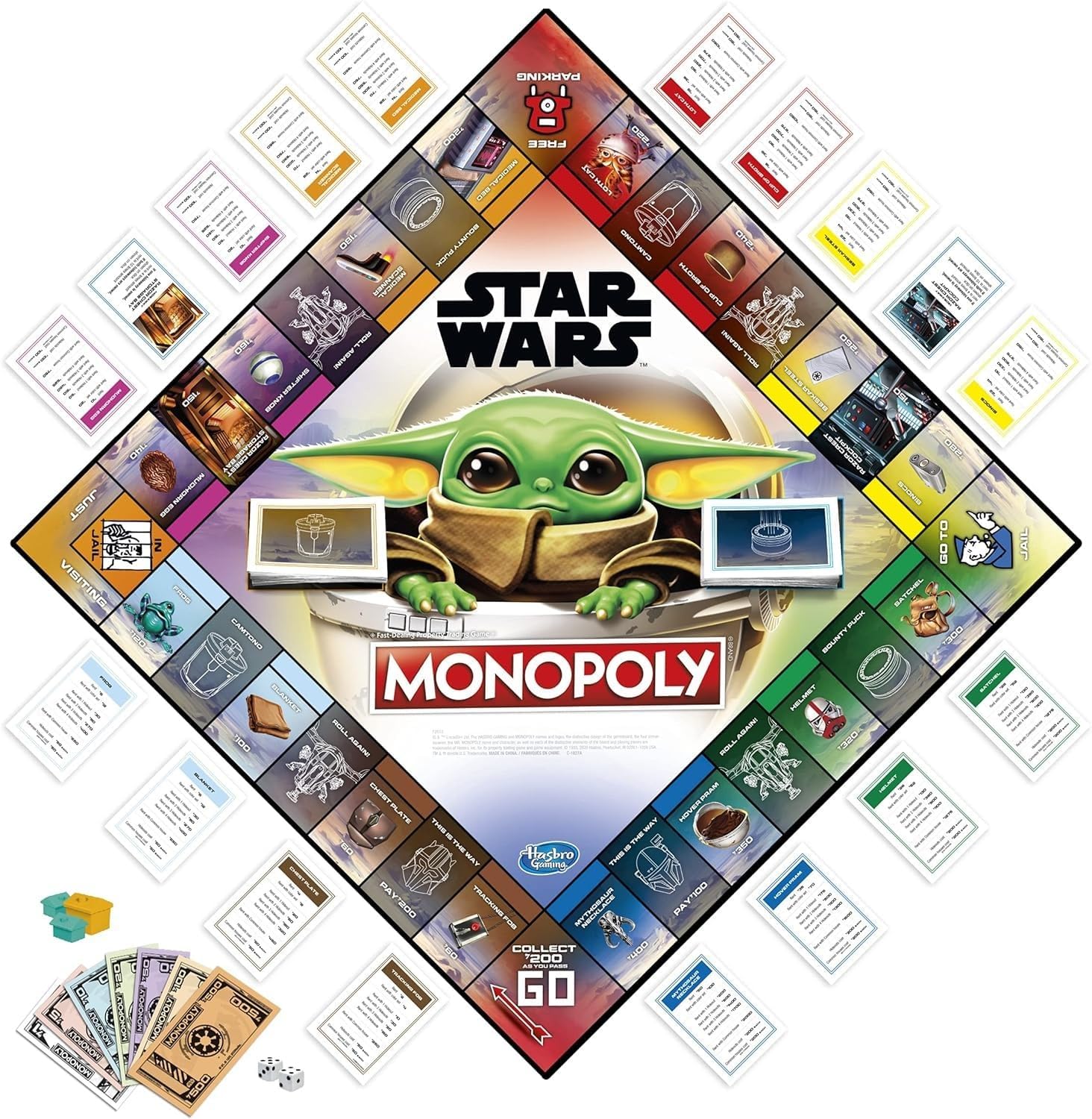 Hasbro Monopoly Star Wars The Child Edition Board Game