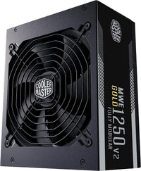 Cooler Master MWE Gold 1250 V2، 1250 واط، معياري بالكامل، معتمد من 80+ Gold 