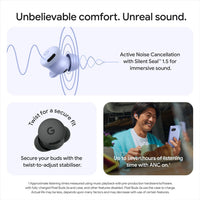 Google Pixel Buds 2a - Wireless Earbuds with Active Noise Cancellation