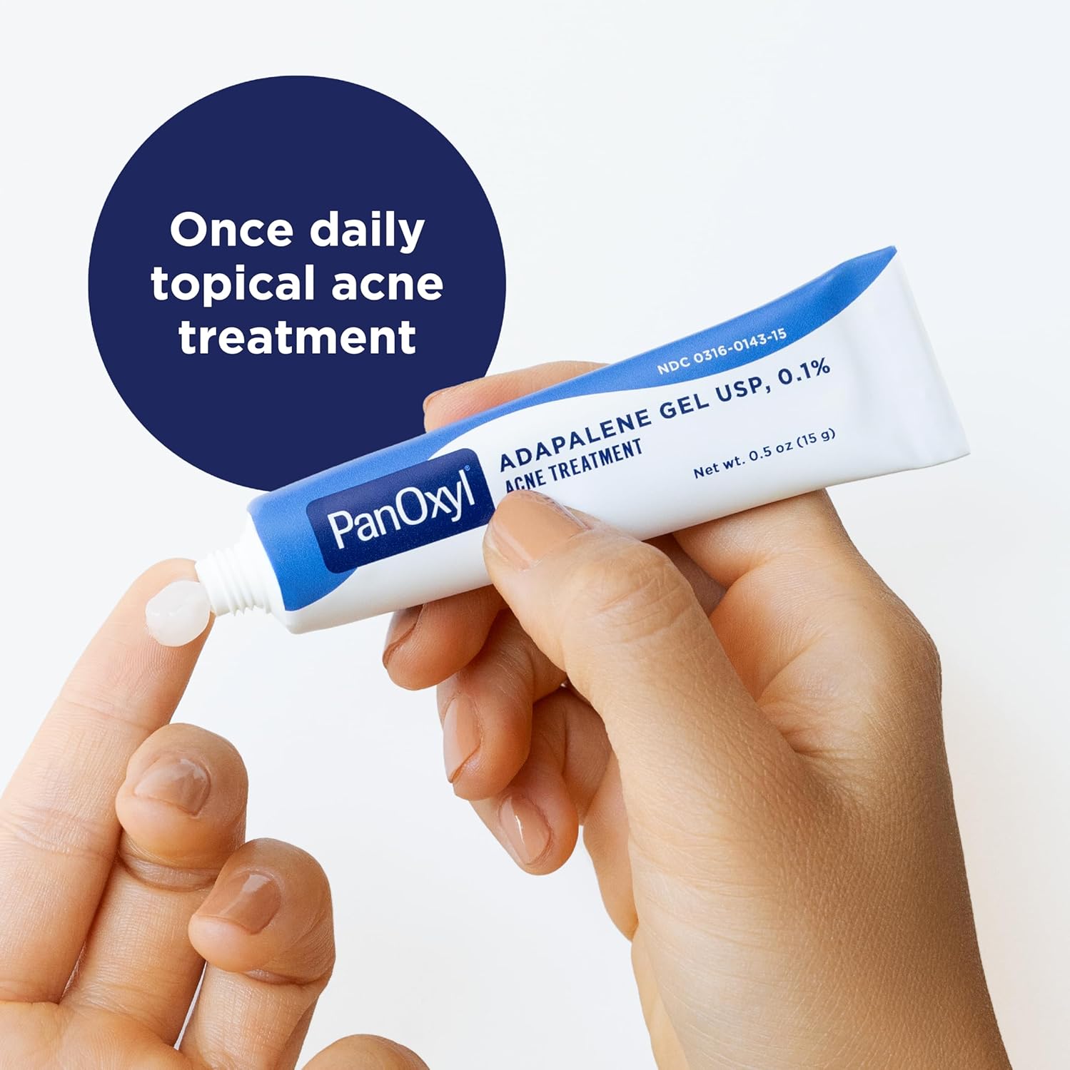 PanOxyl Adapalene 0.1% Retinoid Gel Acne Treatment – 0.5 oz