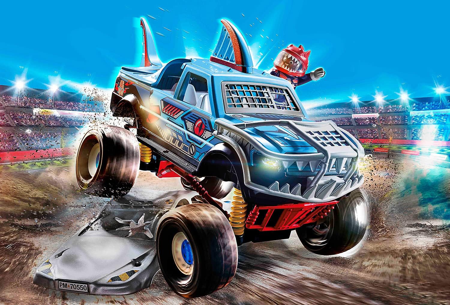 Playmobil Stunt Show Shark Monster Truck - Thrilling Toy Fun Playmobil Stunt Show Shark Monster Truck - Thrilling Toy Fun