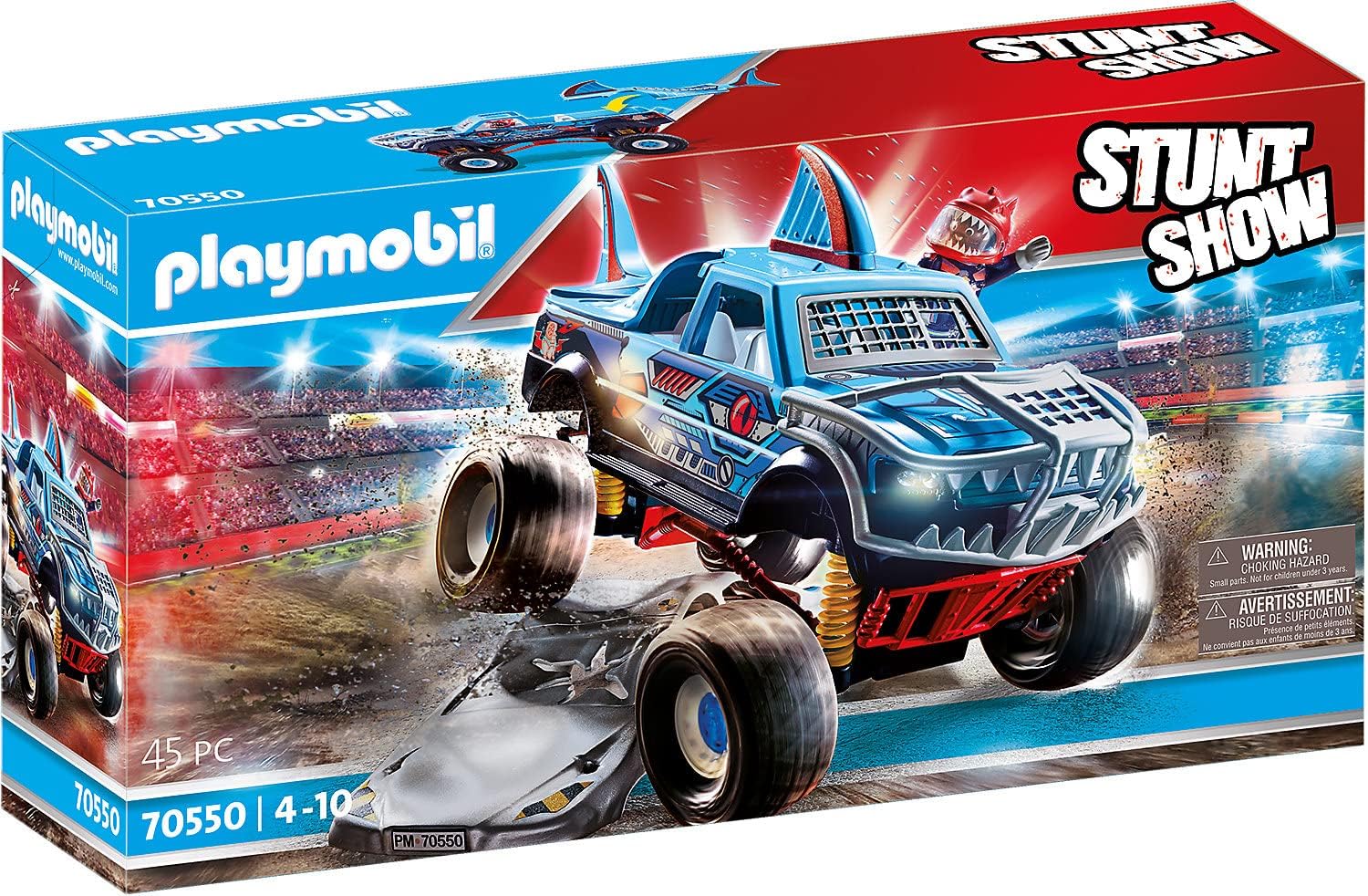 Playmobil Stunt Show Shark Monster Truck - Thrilling Toy Fun Playmobil Stunt Show Shark Monster Truck - Thrilling Toy Fun