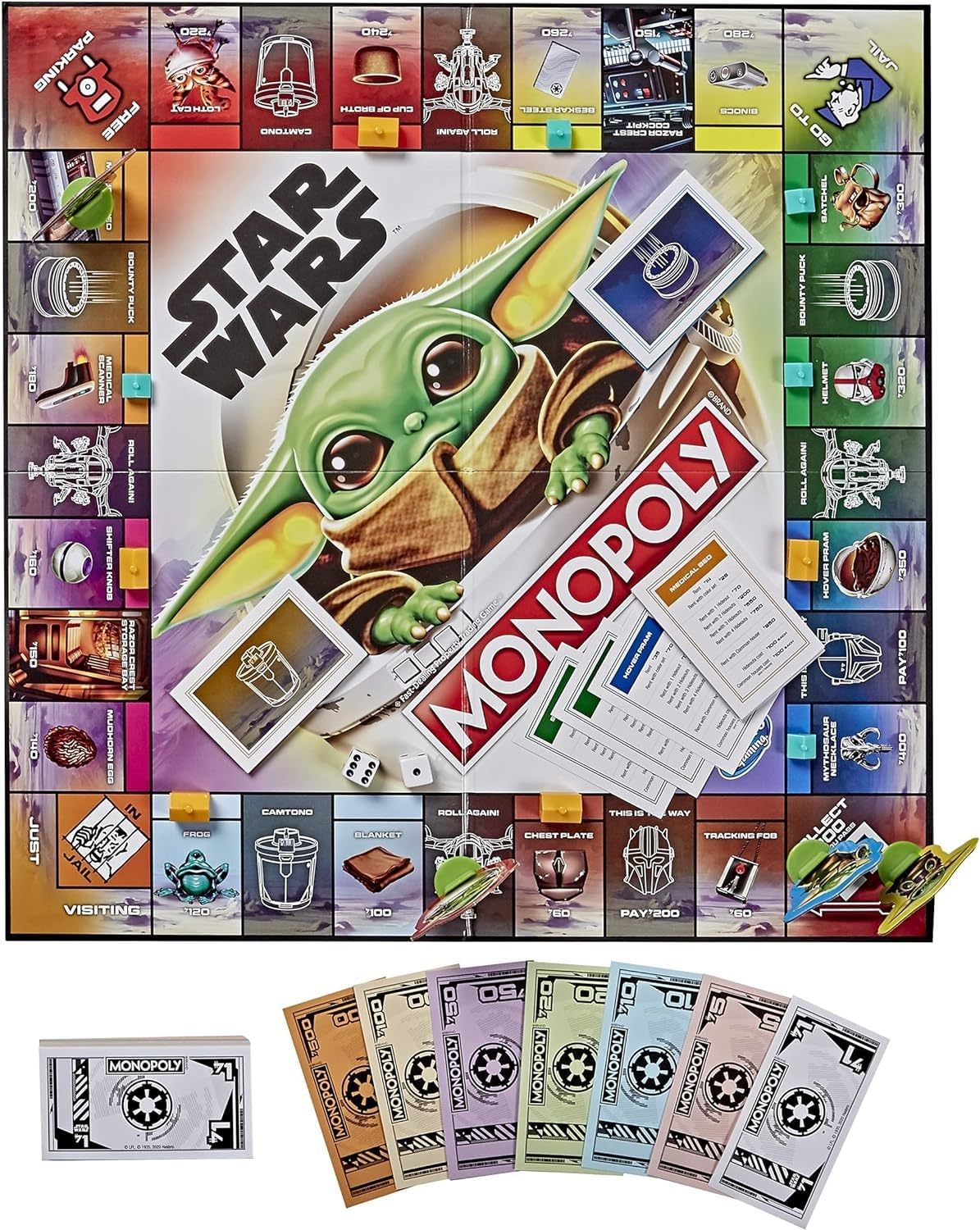 Hasbro Monopoly Star Wars The Child Edition Board Game