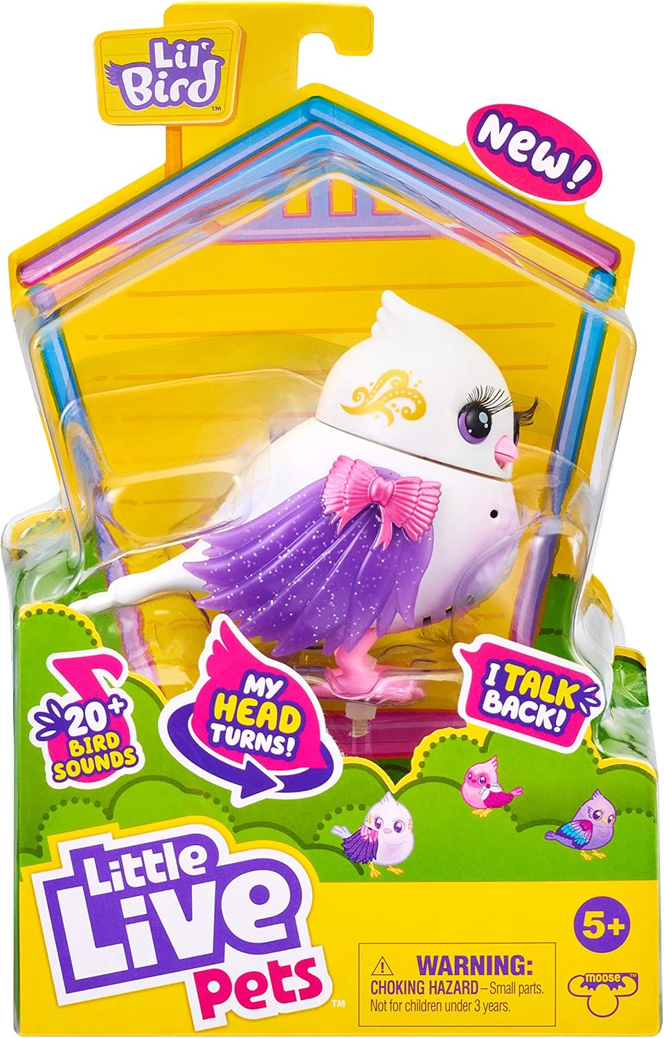 Moose Lil' Bird Tweeterina – Little Live Pets | Dancing & Talking Bird Moose Lil' Bird Tweeterina – Little Live Pets | Dancing & Talking Bird