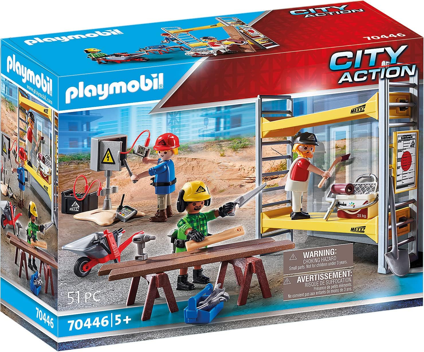 Playmobil Scaffolding with Workers - Interactive Play Playmobil Scaffolding with Workers - Interactive Play