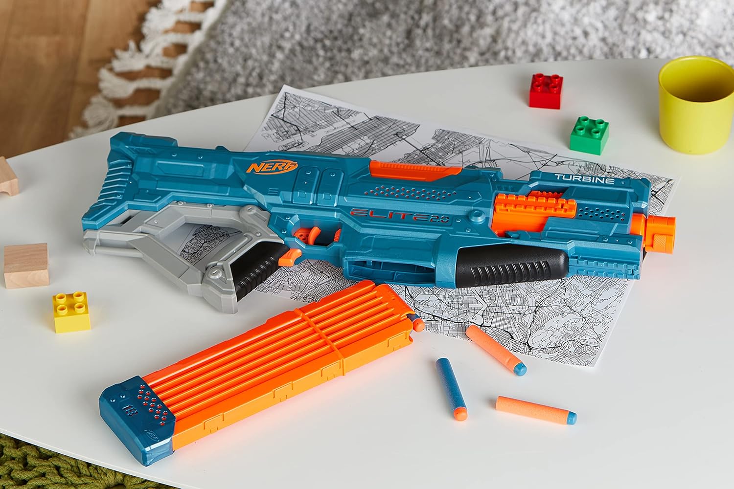 Hasbro Nerf Elite 2.0 Turbine Cs-18 Motorized Blaster Hasbro Nerf Elite 2.0 Turbine Cs-18 Motorized Blaster