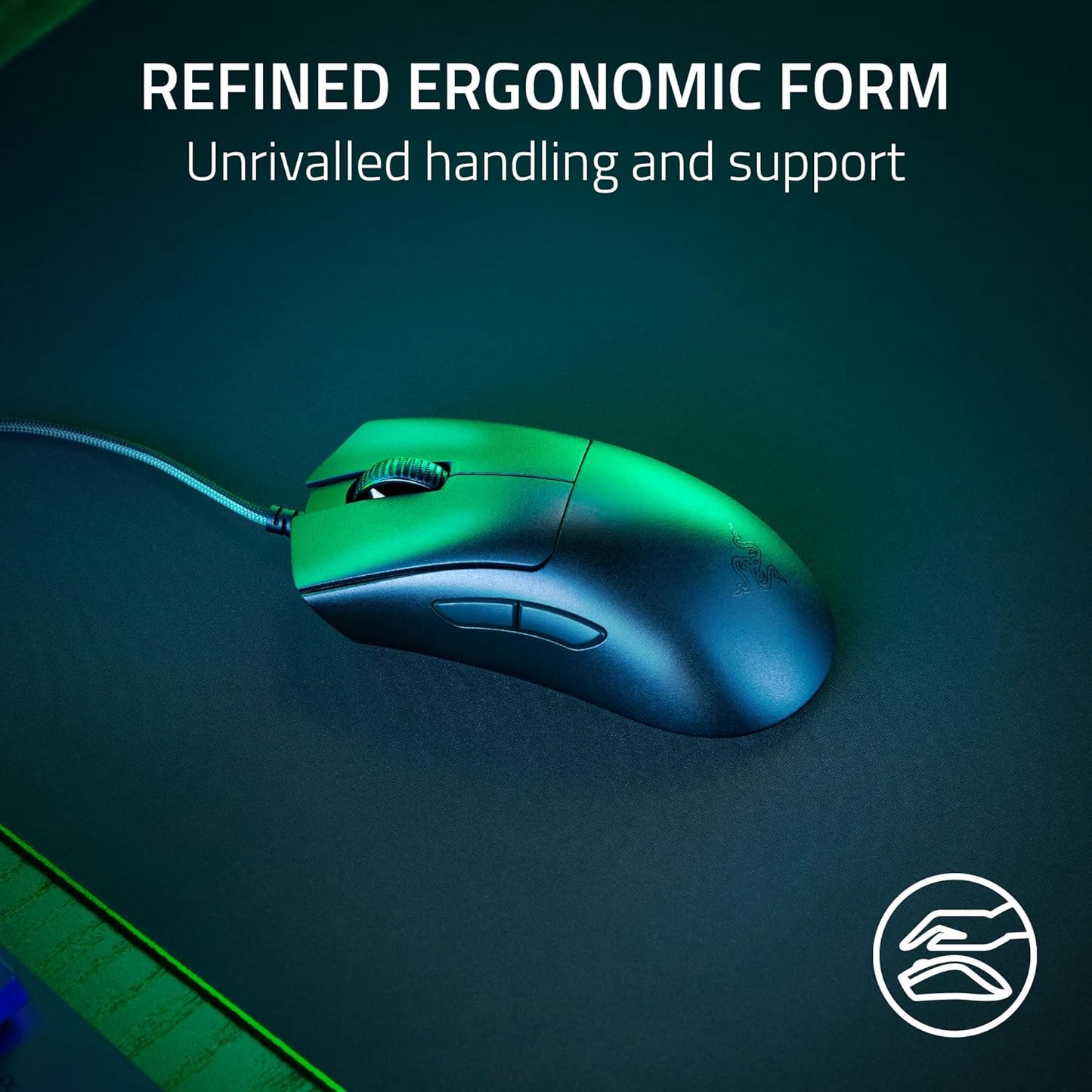 Razer DeathAdder V3 Gaming Mouse – 30K DPI, 8K Polling