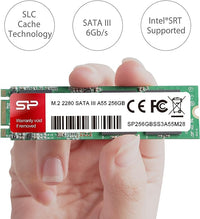 قرص صلب Silicon-Power M.2 سعة 256 جيجابايت A55