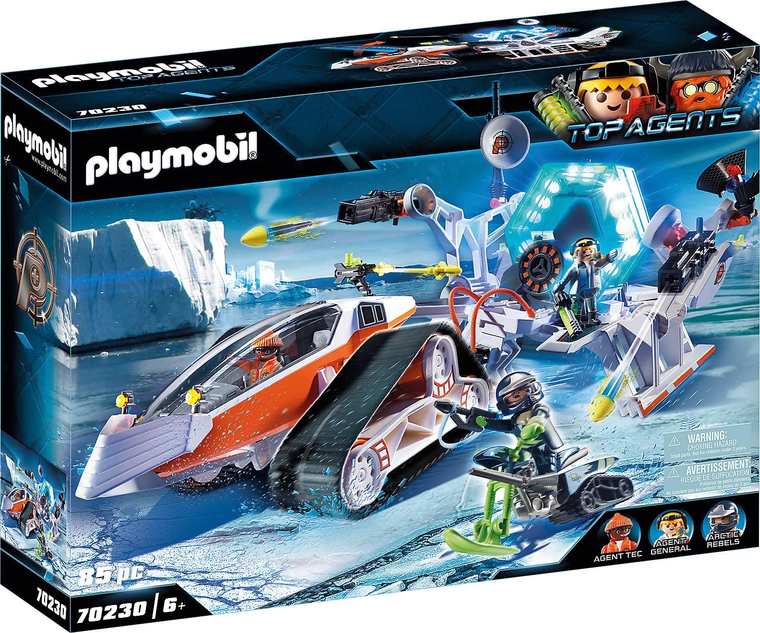Playmobil Top Agents - Spy Sled with Light & Sound Playmobil Top Agents - Spy Sled with Light & Sound