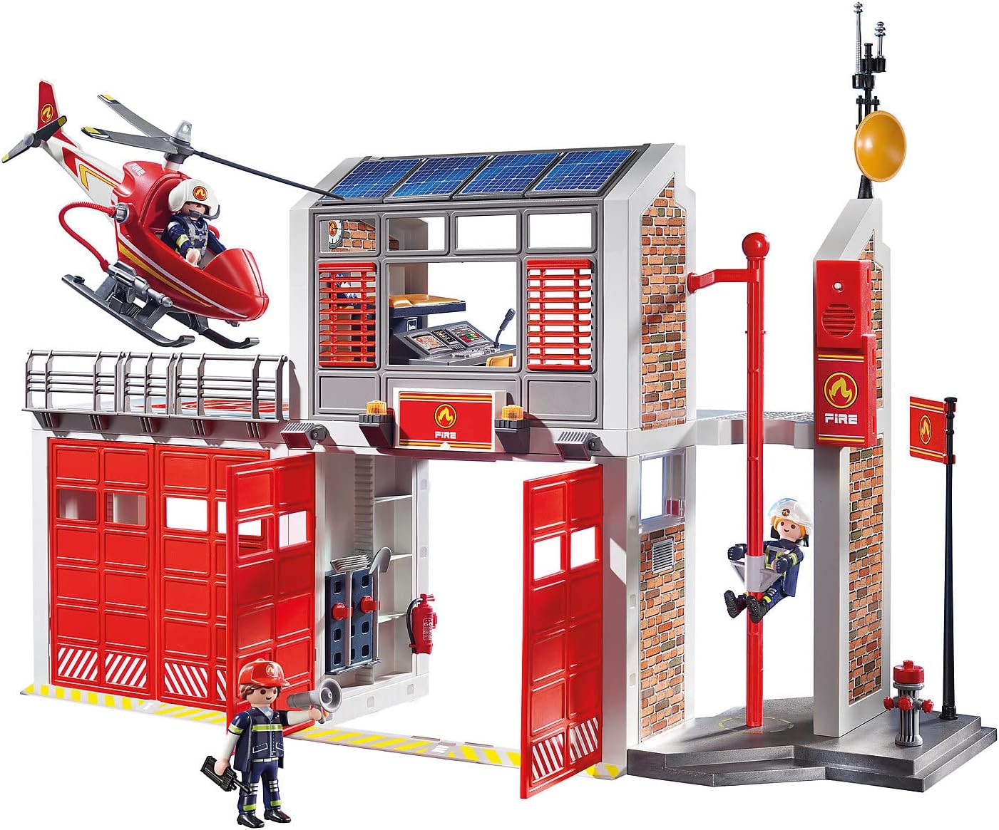 Playmobil Fire Station - Firefighting Playset for Kids