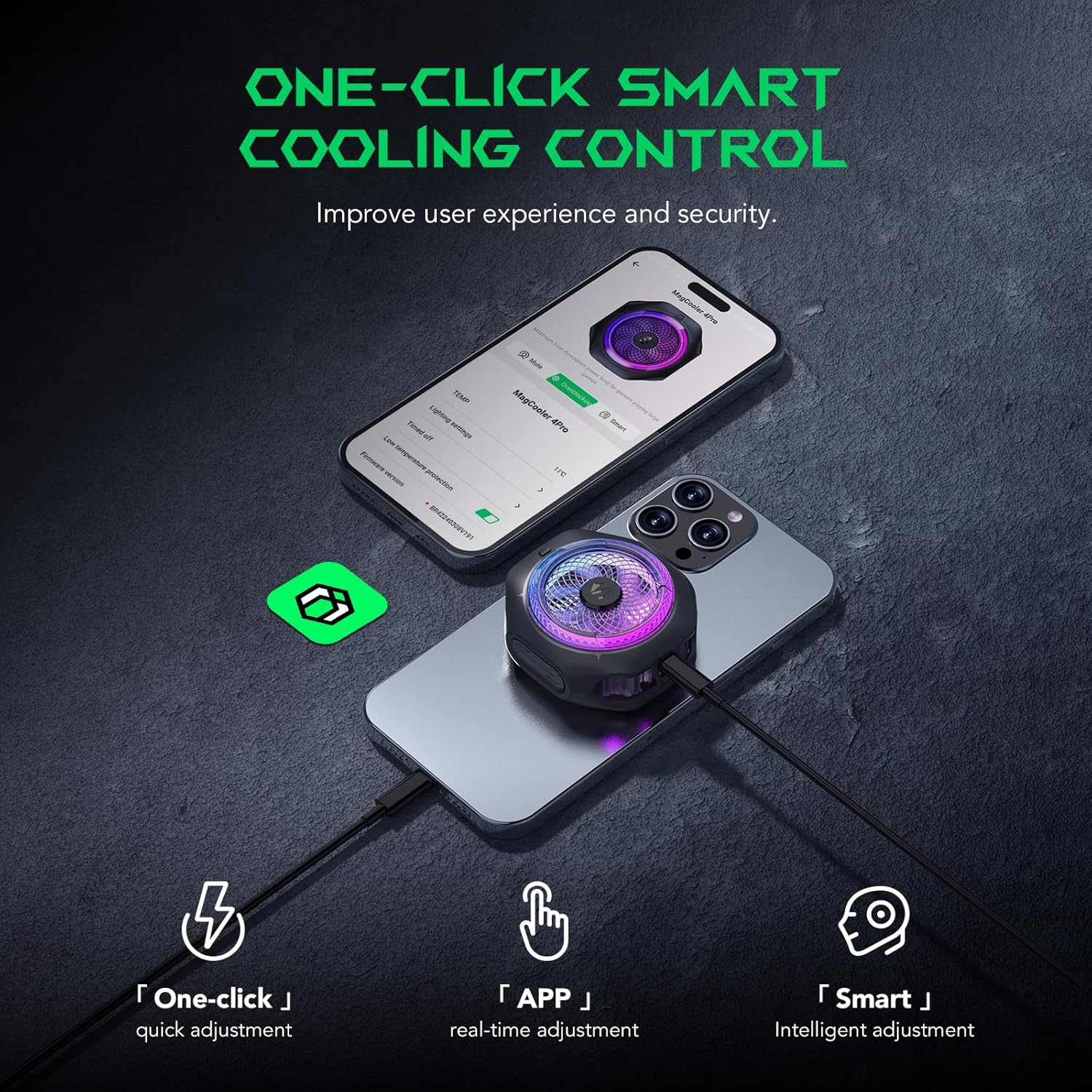 Black Shark MagCooler 4 Pro - 27W Magnetic Cooling Fan Black Shark MagCooler 4 Pro - 27W Magnetic Cooling Fan