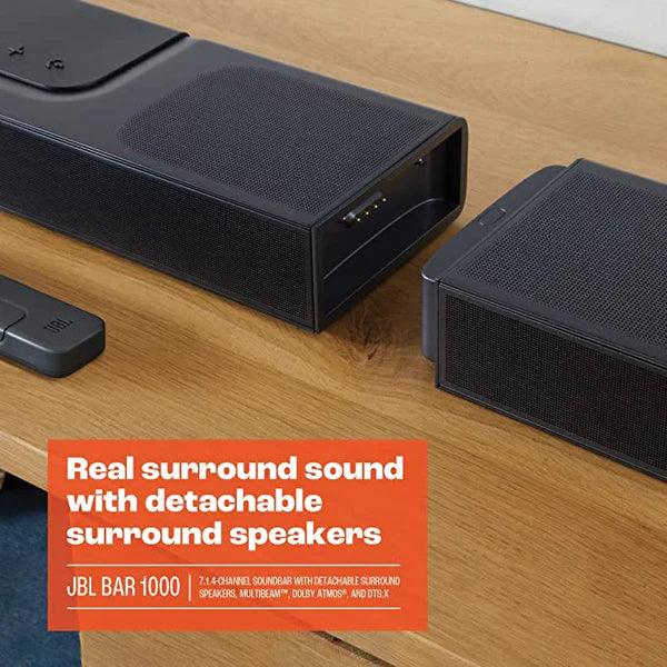 JBL BAR1000 7.1 Channel Soundbar With Detachable Surround Speaker Multibeam Dolby