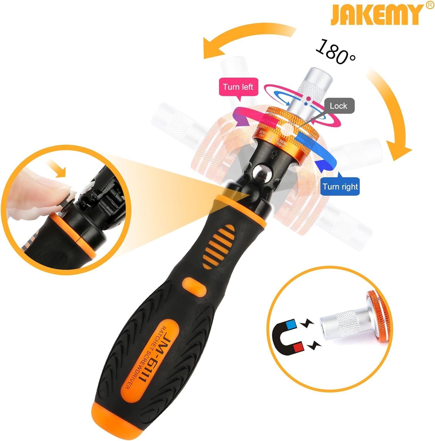 JAKEMY 69 in 1 Household Screwdriver Home Repair Tool Kit