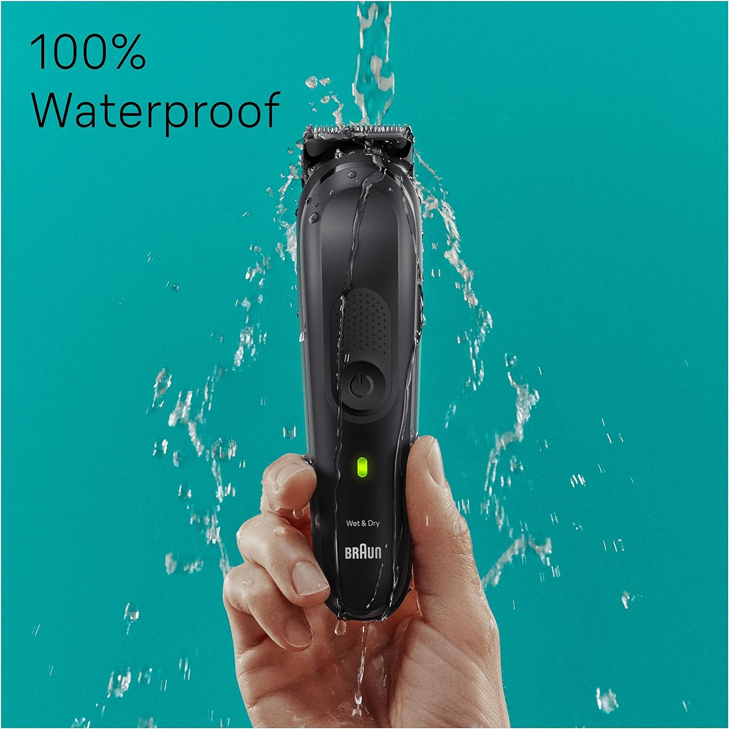 Braun 16-in-1 All-in-One Series 7 Grooming Kit: Beard Trimmer, Hair Clippers - BLACK