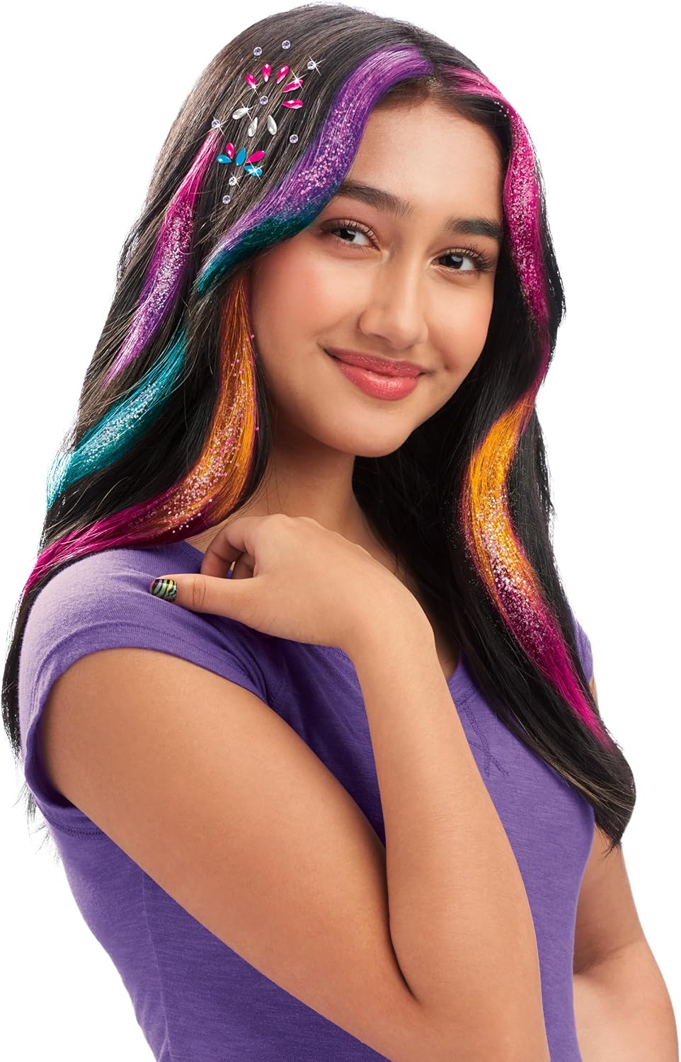 استوديو تمديدات الشعر Shimmer N Sparkle Colour FX للأطفال استوديو تمديدات الشعر Shimmer N Sparkle Colour FX للأطفال