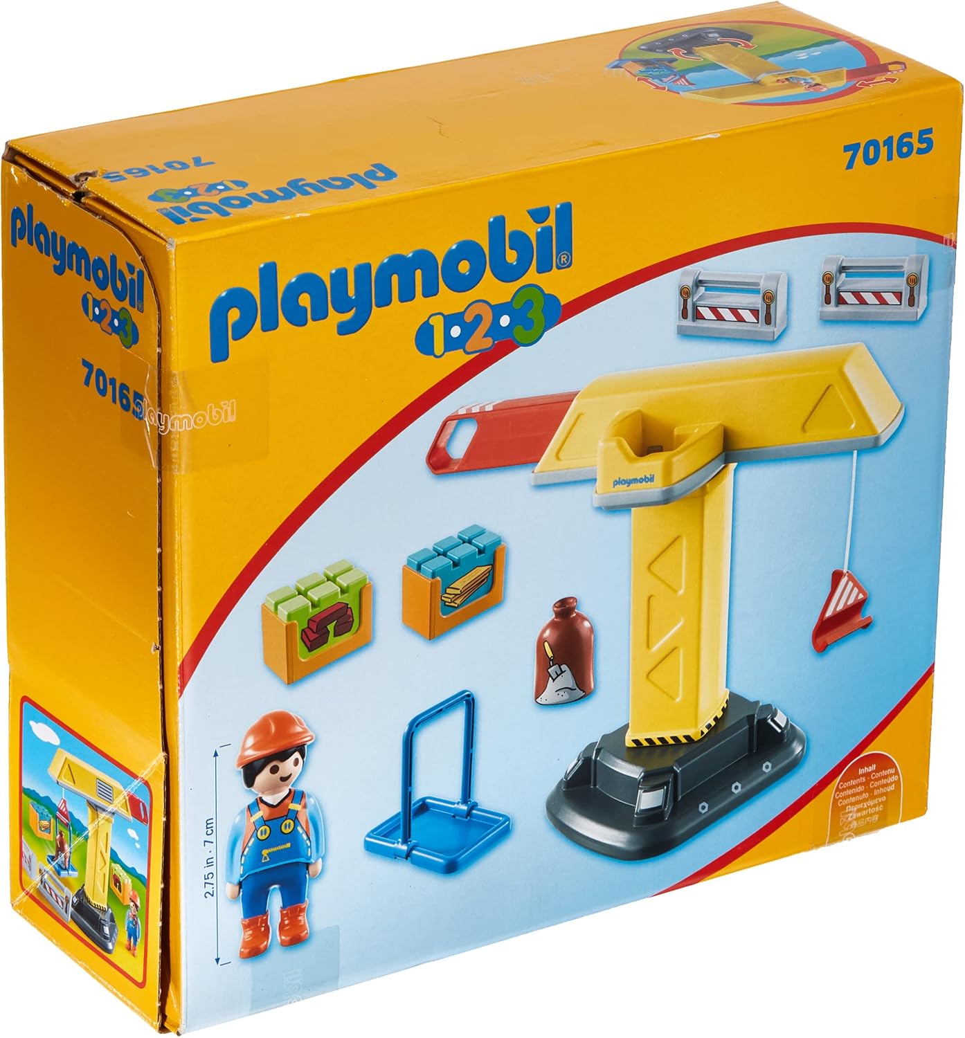 Playmobil 1.2.3 Construction Crane Playmobil 1.2.3 Construction Crane