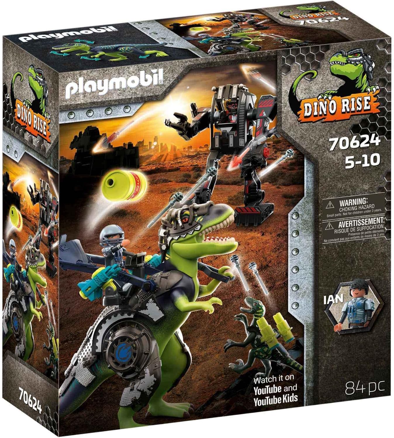 Playmobil Dino Rise T-Rex Battle of the Giants Adventure Playmobil Dino Rise T-Rex Battle of the Giants Adventure