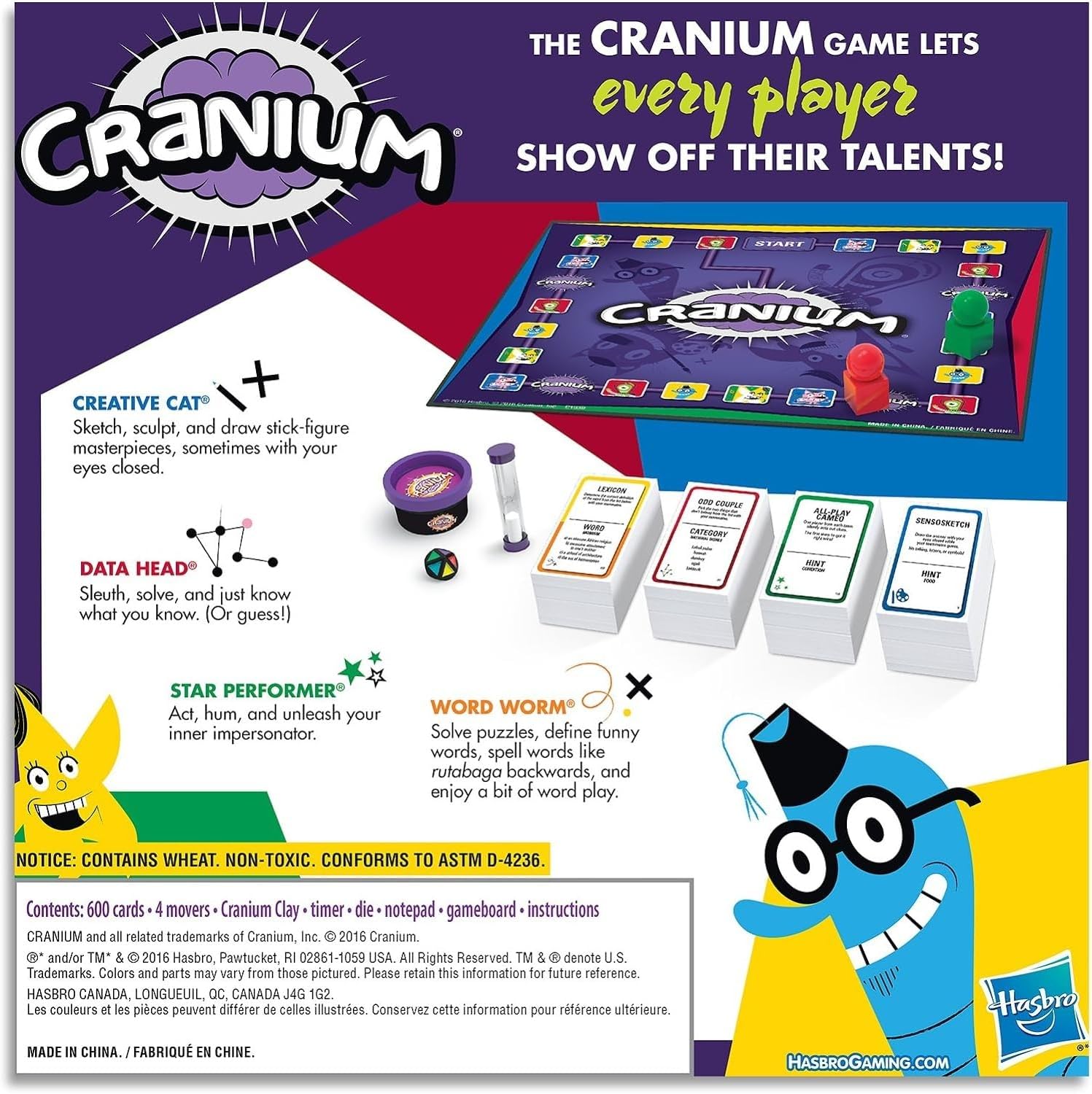 Hasbro Cranium Game – The Ultimate Family Party Game