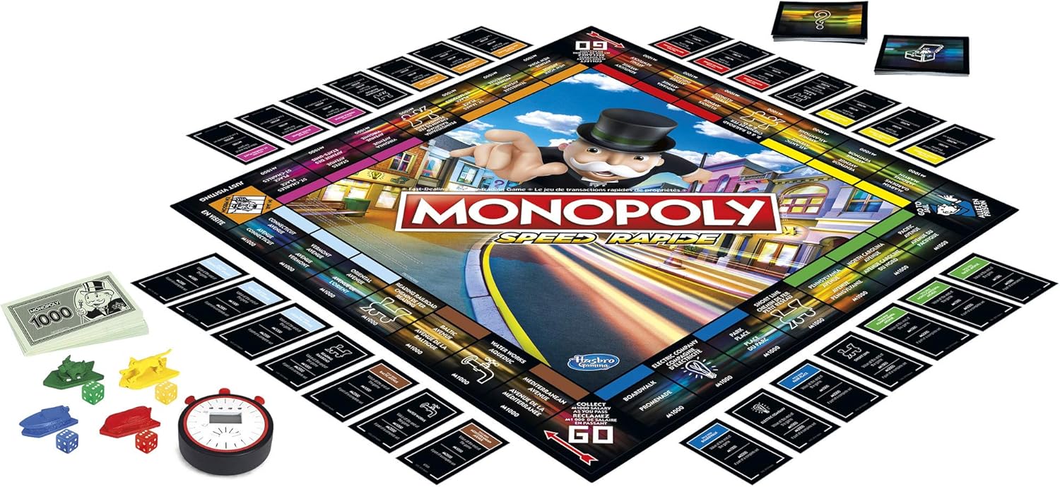 Hasbro Monopoly Speed Board Game Hasbro Monopoly Speed Board Game