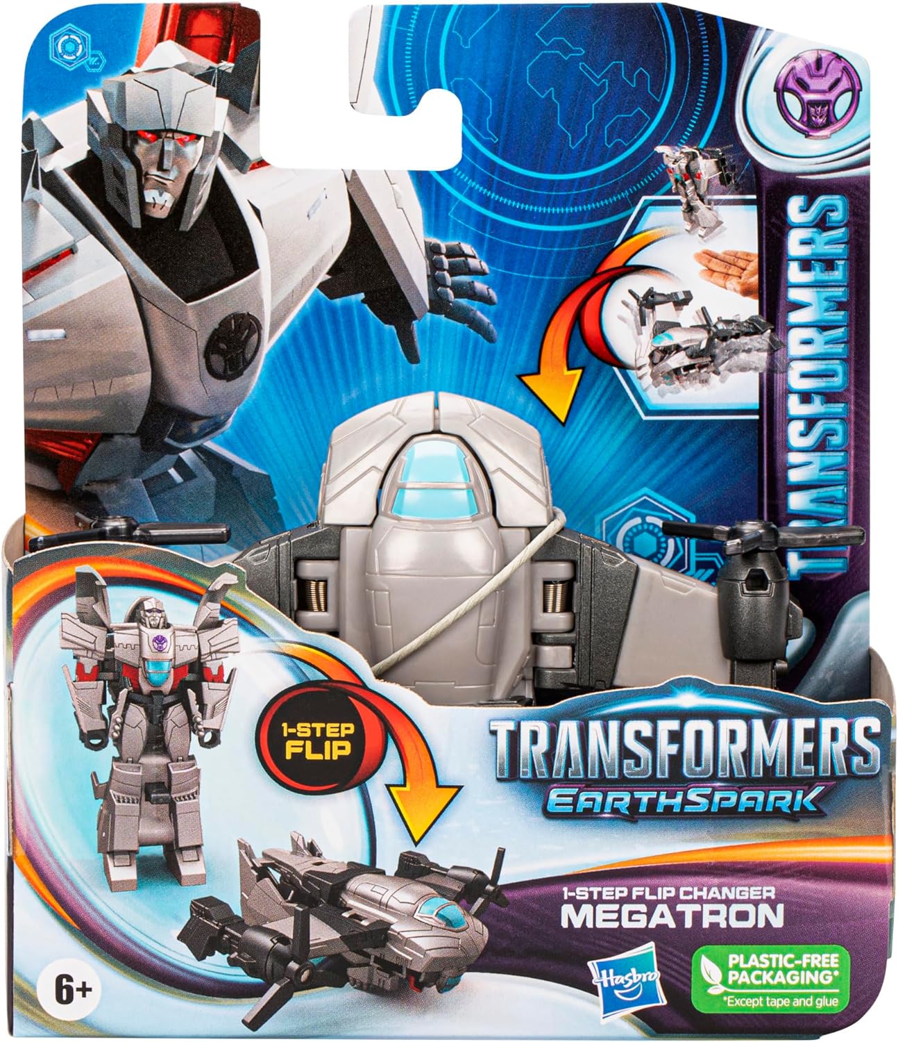 Hasbro Tra Earthspark Megatron 1 Step Flip Ast Hasbro Tra Earthspark Megatron 1 Step Flip Ast