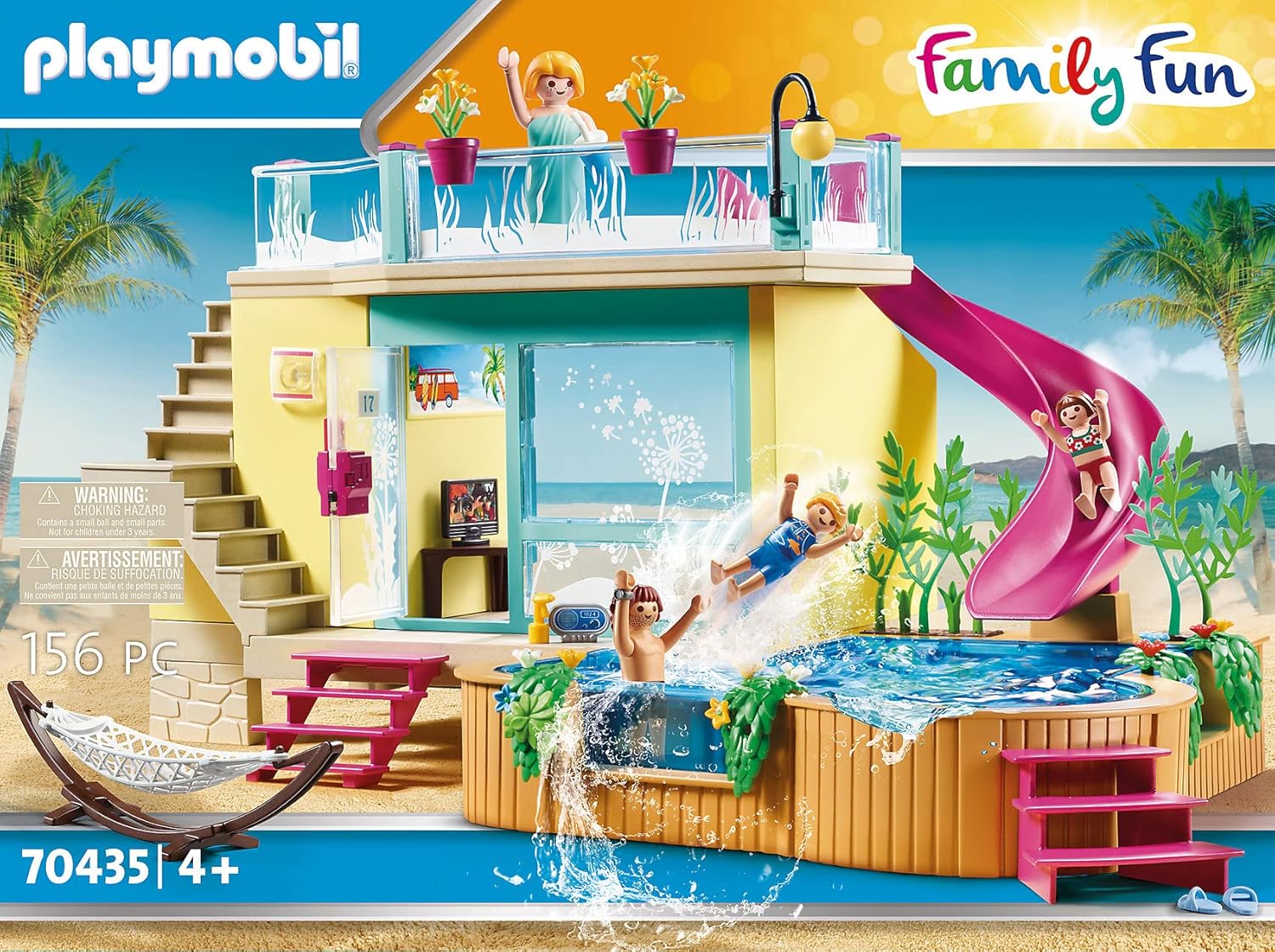 Playmobil Bungalow with Pool – Fun for Kids Ages 4+