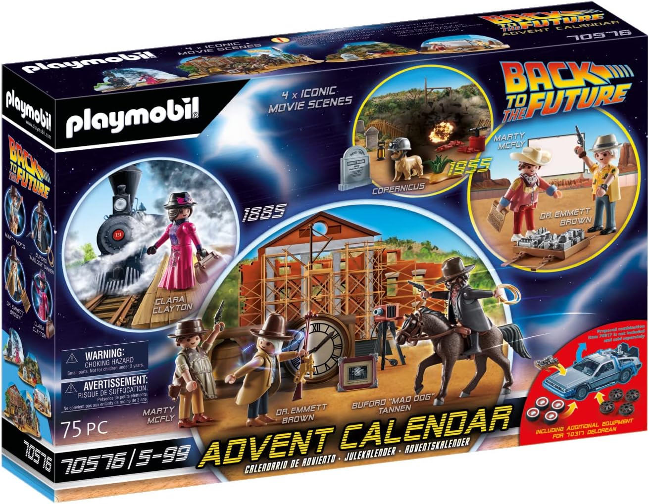 PLAYMOBIL Advent Calendar - Back to the Future Part III