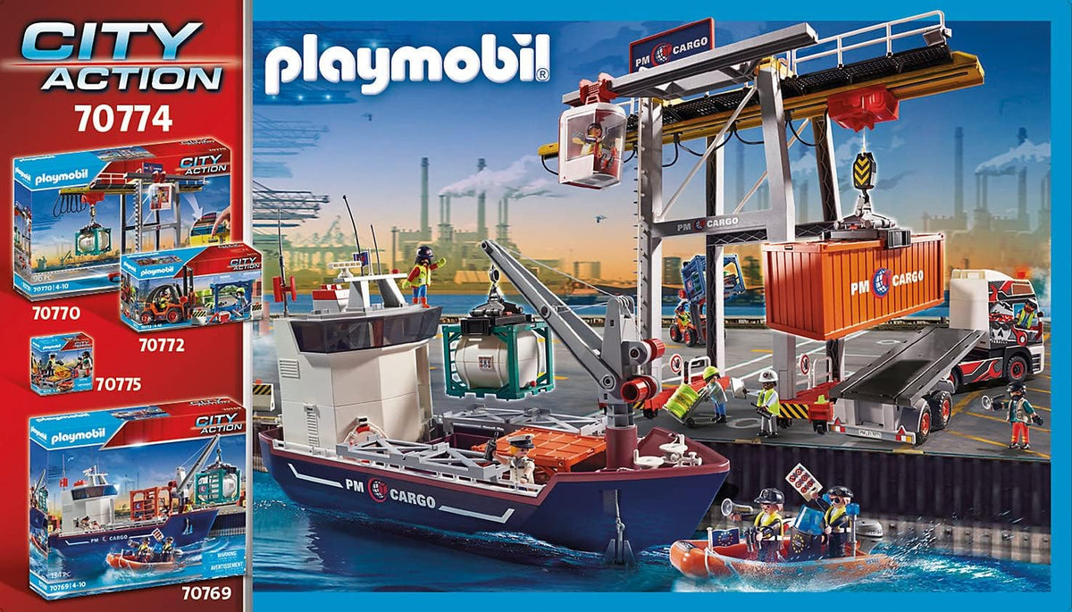 Playmobil 70774 Container Manufacturer - Interactive Toy for Kids Playmobil 70774 Container Manufacturer - Interactive Toy for Kids