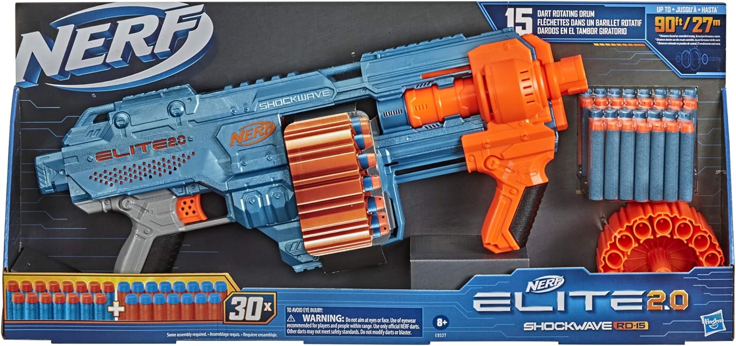 Hasbro Ner Elite 2.0 Shockwave Rd 15 Hasbro Ner Elite 2.0 Shockwave Rd 15