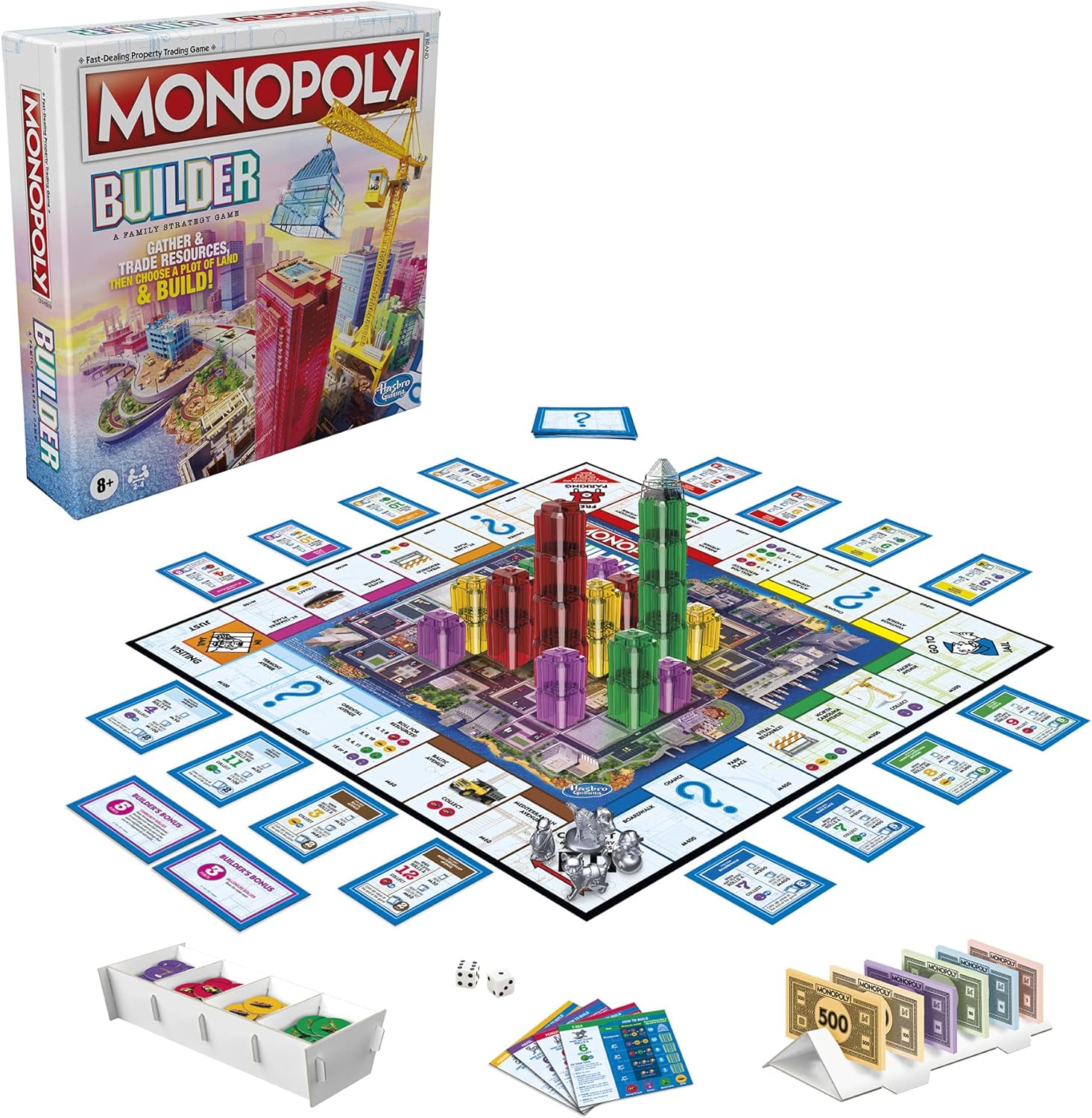 Hasbro Monopoly Builder Board Game Hasbro Monopoly Builder Board Game