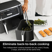 Ninja Foodi Dual Zone Air Fryer 7.6L / Smart Cooking - Black