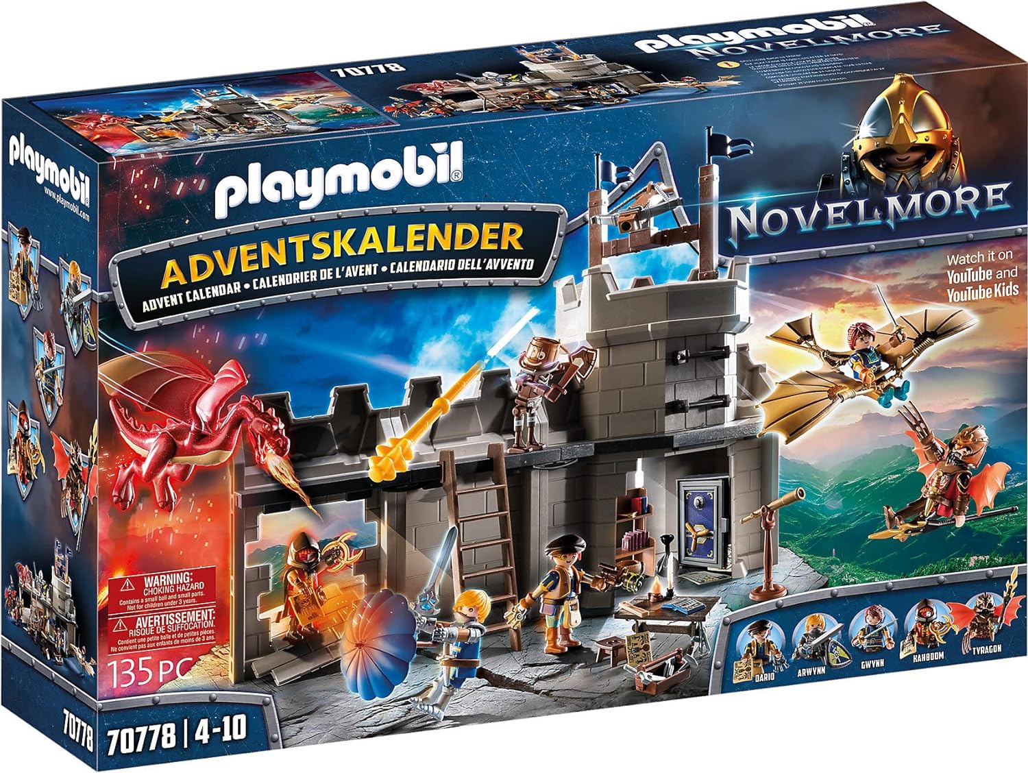 PLAYMOBIL Adventskalender Novelmore - Darios' Workshop Fun PLAYMOBIL Adventskalender Novelmore - Darios' Workshop Fun