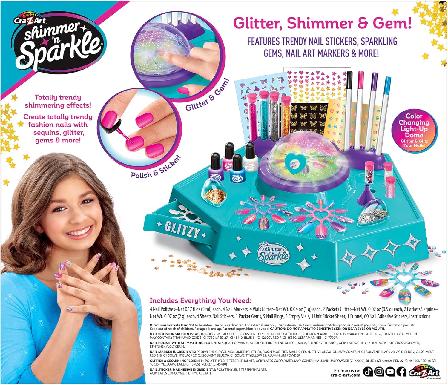 استوديو Shimmer N Sparkle Nail Art للأطفال المبدعين استوديو Shimmer N Sparkle Nail Art للأطفال المبدعين